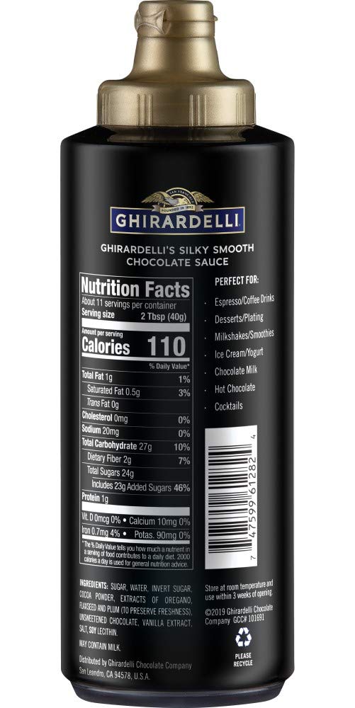 Chocolate Flavored Sauce by Ghirardelli – 16 Ounces
