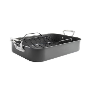 Verde Extra Large Ceramic Nonstick Turkey Roaster with Rack by Nordic Ware – Extra Large + Rack, Aluminized Steel, Ceramic Nonstick, Model 41727AMZM