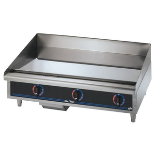 Star Star-Max 36" Chrome Plate Griddle by Star Micronics – Stainless Steel, Multicolor, Model 536CHSF