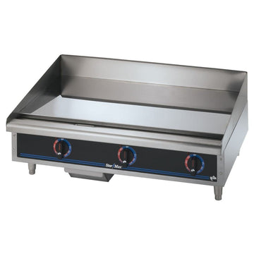 Star Star-Max 36" Chrome Plate Griddle by Star Micronics – Stainless Steel, Multicolor, Model 536CHSF
