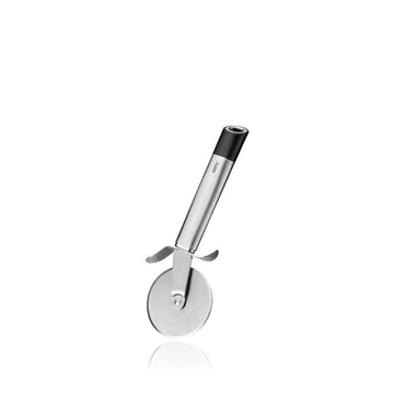 Pizza Cutter PRIMELINE by GEFU – 7.1 x 2 x 20.4 cm, Stainless Steel, Silver / Black, Model 29222