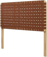 Furnifact Leather Full Headboard with Durable Texture, Stylish Design, Easy Installation, Comfortable Support for Bedroom Decor