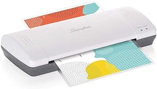Swingline GBC Thermal Laminator Machine, Inspire, 9 Inch, Quick Warm-Up, 3 or 5 Mil, with 5 Standard Laminating Pouches for Home, Office and Classroom, Black (1701857)
