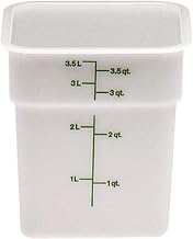 Cambro White Poly 4 Qt Cam-Square Container