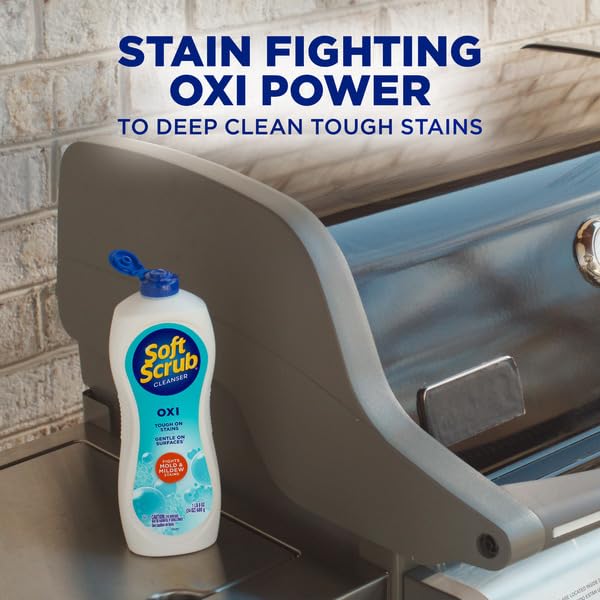 Oxi Cleanser by Soft Scrub – 24 Ounce (Pack of 4), Pack of 4, Model S-xa563