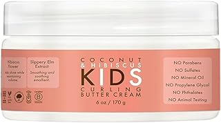 Shea Moisture Kids Curling Cream Coconut/Hibiscus 6 Ounce Jar (Pack of 6)