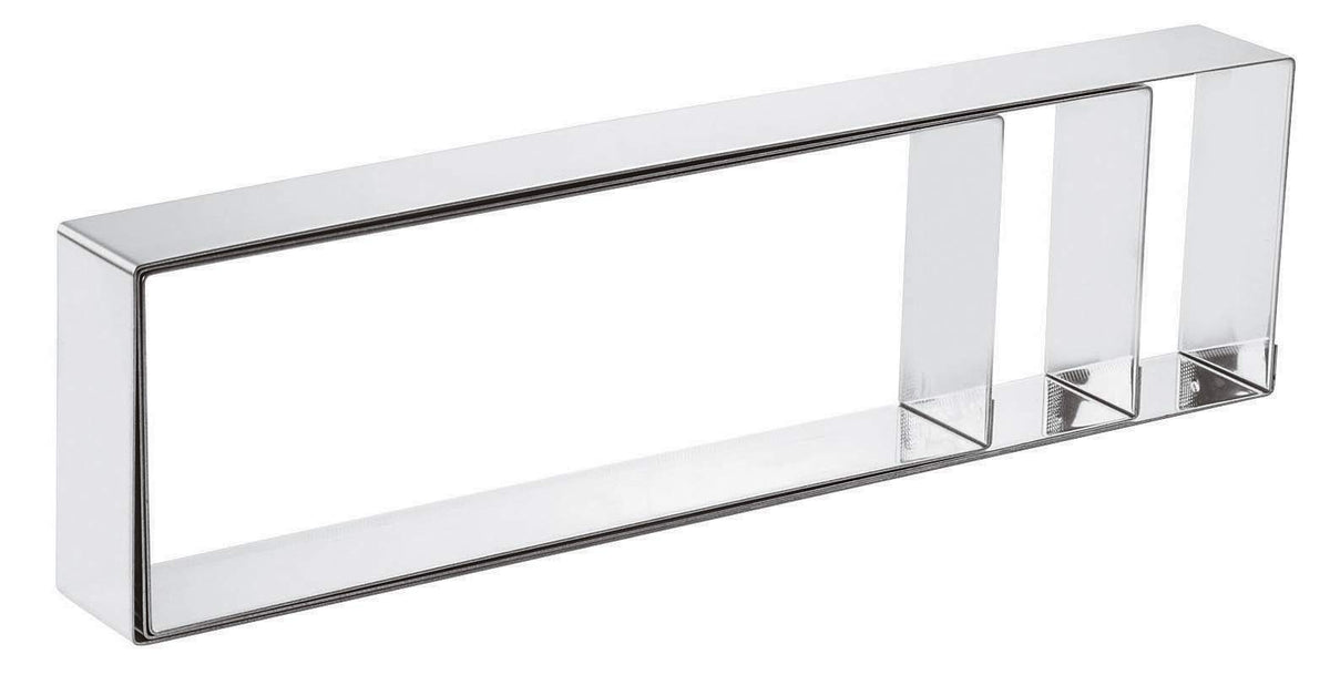 World Cuisine Rectangular Ring by PADERNO – Large, Stainless Steel, Gray, Model 47546-53