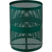 Global Industrial Green / 23.5 inches (Diameter) x 40 inches (Height) / Industrial Trash, Recycling & Compost