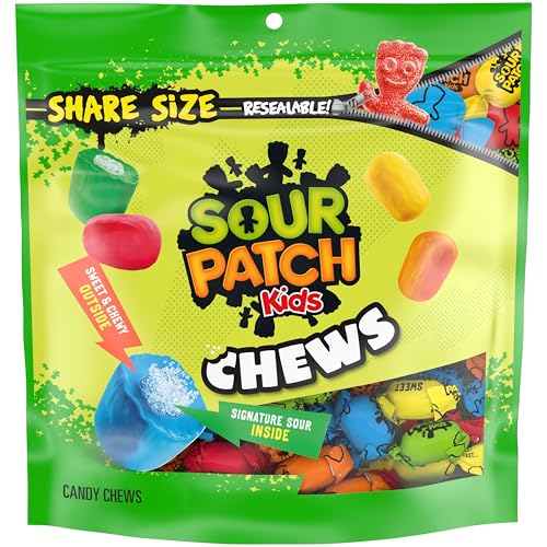 Sour Patch Kids 8.12 Ounce (Pack of 1) / Green / Building Blocks Gummy Candy