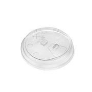 PET Strawless Sipper Lid for 12-22 oz 90mm Paper Cold Cup (Case of 1000) by Karat – 90 mm Strawless, 22.0 ounces, Polyethylene Terephthalate, Clear, Pack of 1000