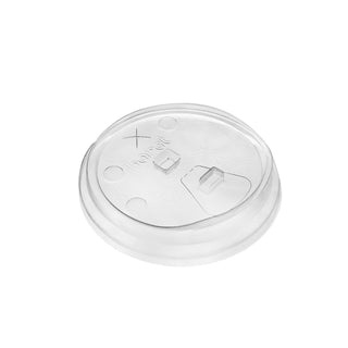 PET Strawless Sipper Lid for 12-22 oz 90mm Paper Cold Cup (Case of 1000) by Karat – 90 mm Strawless, 22.0 ounces, Polyethylene Terephthalate, Clear, Pack of 1000