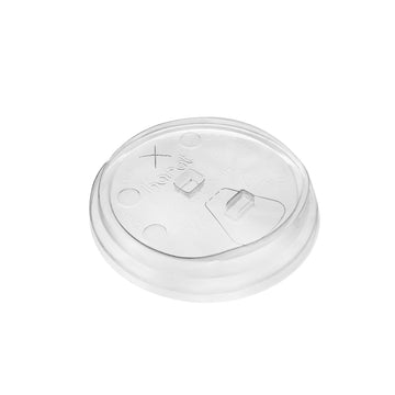 PET Strawless Sipper Lid for 12-22 oz 90mm Paper Cold Cup (Case of 1000) by Karat – 90 mm Strawless, 22.0 ounces, Polyethylene Terephthalate, Clear, Pack of 1000