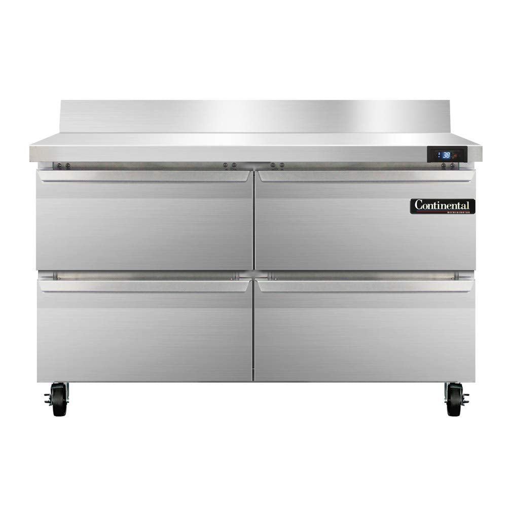 Continental Refrigerator SW48-BS-D Two Section Work Top Refrigerator 48"W by Value Line Refrigerators – Model r290