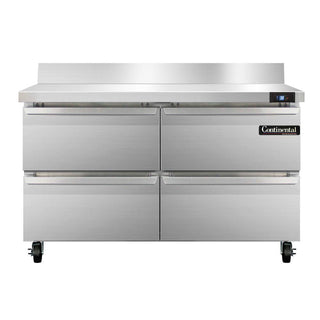 Continental Refrigerator SW48-BS-D Two Section Work Top Refrigerator 48"W by Value Line Refrigerators – Model r290