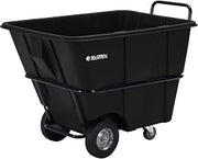 Global Industrial Heavy Duty Plastic Tilt Truck, 1/2 Cubic Yard Capacity