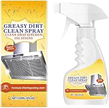 Kitchen Cleaner, Heavy Oil Cleaner Stain, 4 fl oz | Grease Remover Kitchen, Clean up Kitchen Oil Stains, Multipurpose Foam Cleaning Spray for Home Chefs