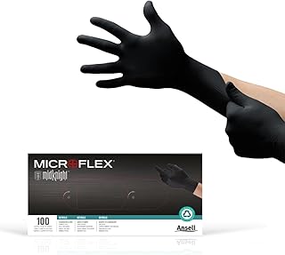 Ansell Microflex MK-296-XL MidKnight Disposable Nitrile Glove