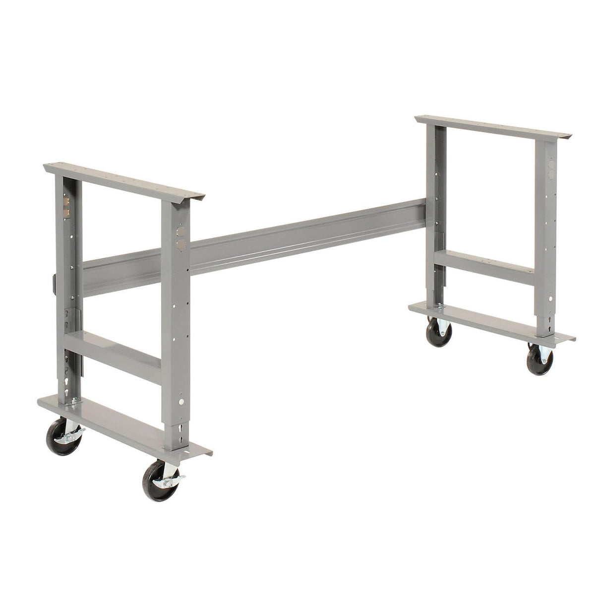 Adjustable Height Mobile Workbench by Global Industrial – 36"L x 72"W x 4.5"H, Steel, Gray, Model 601427A