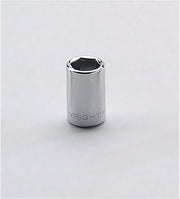 Wright Tool 20-09MM 1/4" Drive 6 Point Standard Metric Socket, 9mm