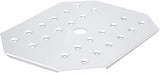 Winco Half-Size False Bottom, Stainless Steel | Consistent drainage, Foodservice, Great for Steam Tables, Buffets and Food Preparation