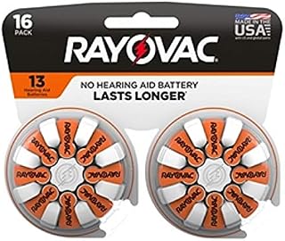 Rayovac Zinc-Air 13 1.45 volt Hearing Aid Battery 16 pk