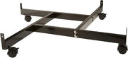 Econoco 4-Way Base for Grid, Black | 4-way garment rack with adjustable arms, commercial-grade tubing, built for high-volume retail floor environments