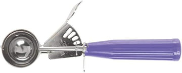 HUBERT 7/8 oz Stainless Steel Portion Control Disher with Orchid Polypropylene Handle - #40