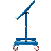 Height Adjustable Tilting Work Table with Friction Screw by Global Industrial – 23"L x 22"W x 8"H, Steel, Blue, Model TWS150