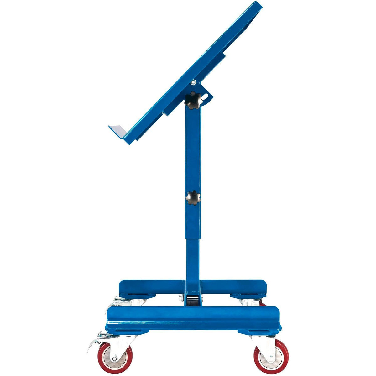 Height Adjustable Tilting Work Table with Friction Screw by Global Industrial – 23"L x 22"W x 8"H, Steel, Blue, Model TWS150