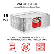 Stock Your Home 15 Pack / Silver / 11.0 inches Baking & Cookie Sheets