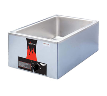 Cayenne® Full-Size Model 2000 Food Warmer by Vollrath – 22-Inch, Stainless Steel, White, Model 72000