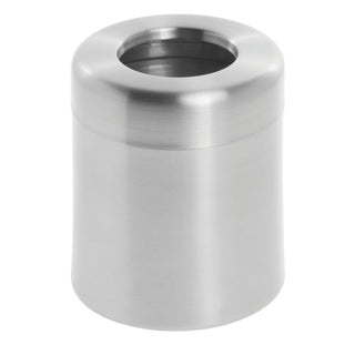 Countertop Trash Can Brushed Stainless Steel - 4 5/8"Dia x 5 3/4"H by HUBERT – Stainless Steel, Model MWCT5