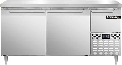 DLFA68-SS Designer Line Freezer Base Worktop Unit, 68" W, Full Stainless