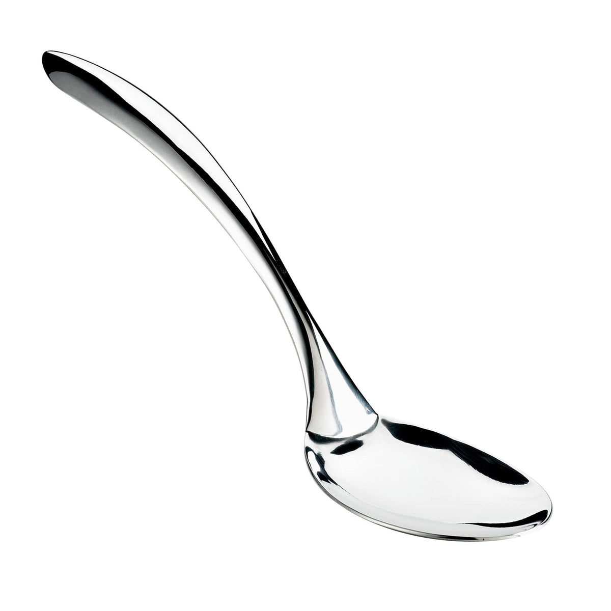 13.5" 18/8 Stainless Steel Solid Spoon -Eclipse Collection by Browne Foodservice – 13-1/2-Inch, Stainless Steel, Silver, Model 573173