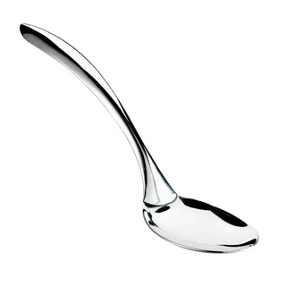 13.5" 18/8 Stainless Steel Solid Spoon -Eclipse Collection by Browne Foodservice – 13-1/2-Inch, Stainless Steel, Silver, Model 573173