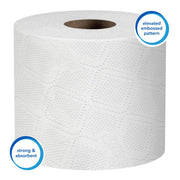 KCC04460 - Scott 2ply Standard Roll Bath Tissue by Kimberly-Clark – 80 Rolls, Recycled Fiber, White, Model 1998707