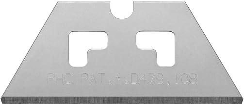PHC Round Point Safety Blade, 2.625" Length x 2.75" Width x 1.125" Thickness, Carbon Steel | 100/Box
