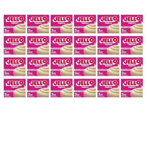 Jell-O Tapioca / 3 Ounce (Pack of 24) / 24 Pudding Mixes