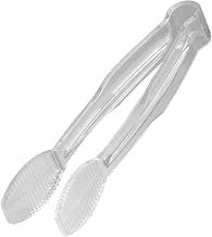 Tong 6" Flat Grip Clear