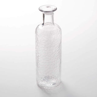 Hammered Glass Carafe by American Metalcraft – 28 Ounces, Hammered, Clear, Model GCH28