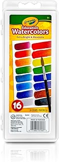 Crayola Watercolor Paint Set for Kids, Washable Paint, School Art Supplies