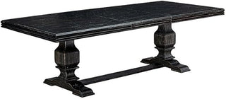 Furnifact Solid Wood Dining Table, Rectangular Kitchen Table for Dining Room, Modern Farmhouse Wooden End Table or Sofa Table