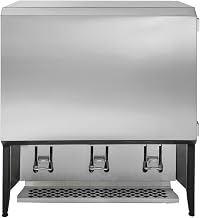 HUBERT Refrigerated Milk Dispenser, Triple Valve - 38 3/8"L x 17 1/8"D x 39 1/2"H