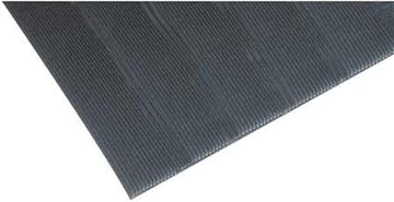 Notrax 413 Blade Runner™ w/Dyna-Shield® Ribbed Anti-Fatigue Mat, 3' X 60' Black