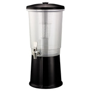 Service Ideas Black Onyx / 3 Gallon / Traditional Iced Beverage Dispensers