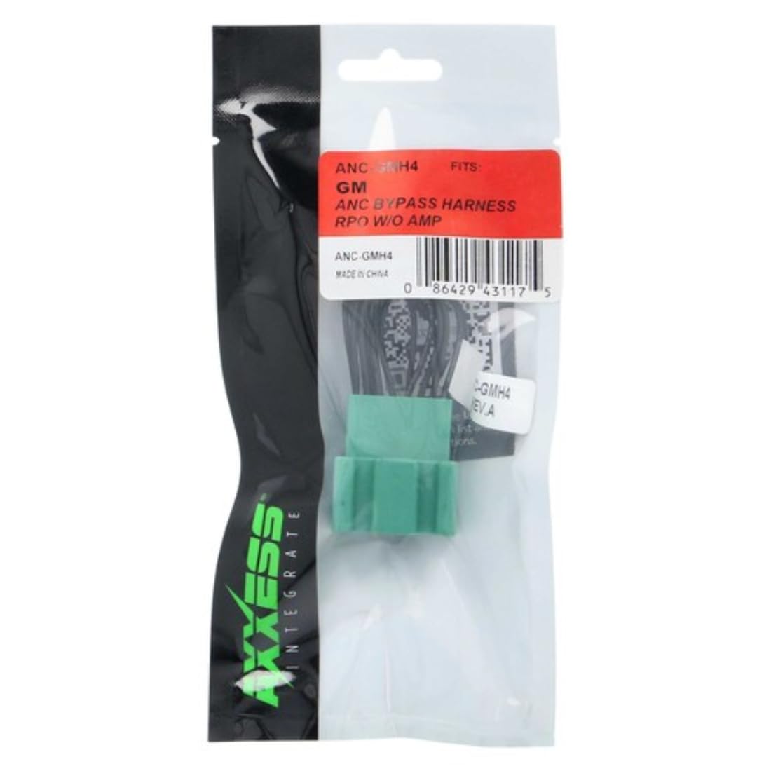 Axxess Integrate by Metra ANC Bypass Harness for GM 2014 by Axxess Integrate by Metra(TM) – Plastic, Green, Model Anc-gmh4