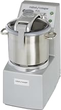 Robot Coupe R20 2-Speed Vertical Cutter Mixer Food Processor with 20-Quart Stainless Steel Bowl, 208-240v/3ph