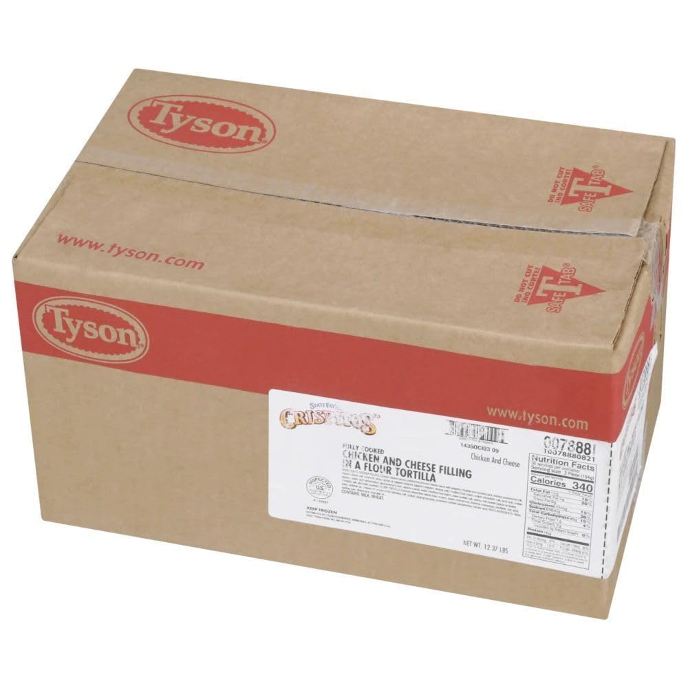 Cheese Chicken Crispitos by Tyson – 72 Count (Pack of 1), Pack of 72