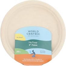 World Centric Wheat Straw Plates 9 inch 20.0 ea(pack of 2)