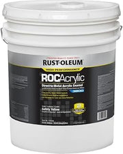 Rust-Oleum 3800 System DTM Acrylic Enamel Gloss Safety Yellow 5 gal